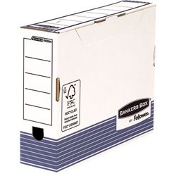 Caja de archivo definitivo A4 80mm Azul