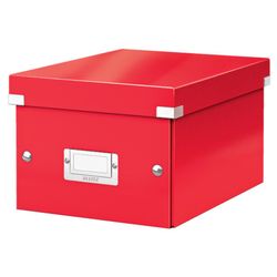 Click & Store Boîte de classement universelle, petite (216 x 160 x 282 mm), rouge