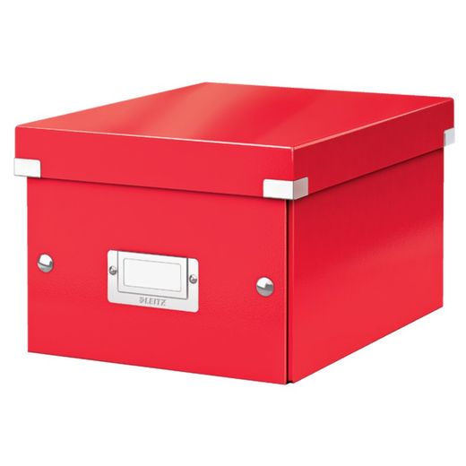 Click & Store Boîte de classement universelle, petite (216 x 160 x 282 mm), rouge