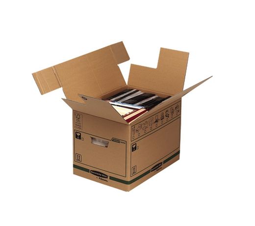 Självmonterande flyttlåda 37,5 L (304x304x406 mm) Prime Ultra Heavy Duty med förstärkta handtag