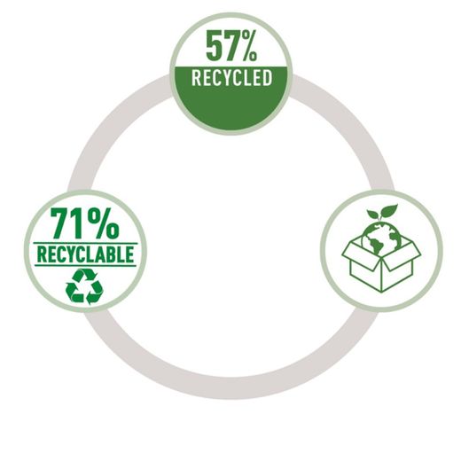 Boîte de rangement en tissu avec couvercle L, 2 pièces, gris