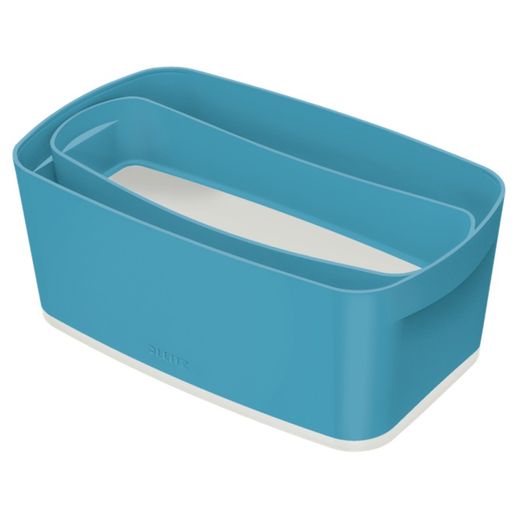 Caja Leitz MyBox Cosy pequeña con tapa, azul