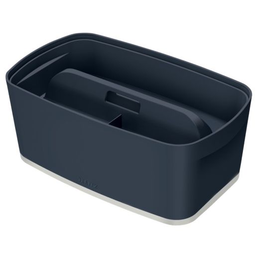 Caja Leitz MyBox Cosy pequeña con tapa, gris
