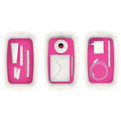 Leitz MyBox WOW petite boîte avec couvercle, fuchsia/blanc