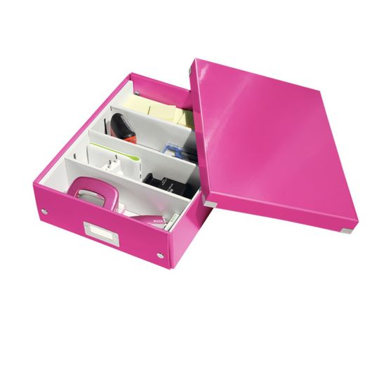 Click & Medium Store (280x100x370 mm), fuchsia