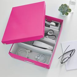 Click & Medium Store (280x100x370 mm), fuchsia