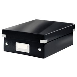 Caja organizadora Click & Store Pequeña (220x100x285 mm), negro