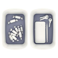Leitz MyBox WOW box without lid, white/grey