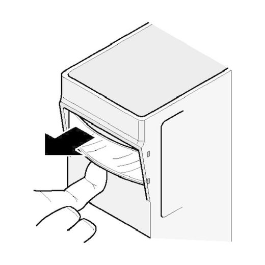 Standard-Aktenschublade. Rücken 90, blau