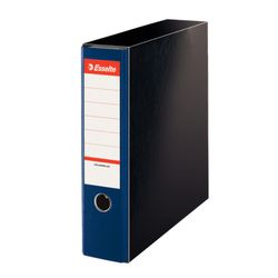 Dateibox. Glänzender Karton. 75mm. DIN A4, schwarz