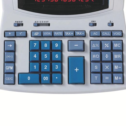 Calculadora IBICO 1491X, branco/azul