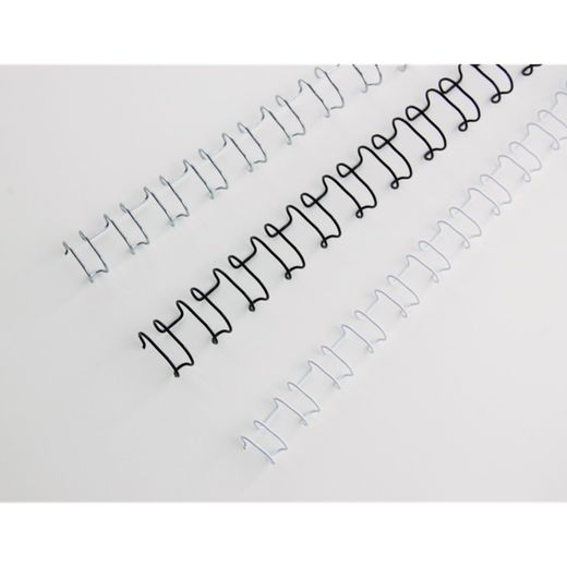 GBC WIRE comb size US 6MM (Box 100), white