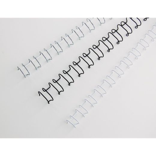 GBC WIRE Kamm Größe US 6MM (Box 100), schwarz