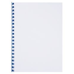 Kunststoffkamm DIN A4 GBC 10 mm (Box 100), blau