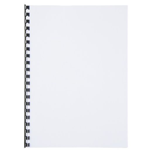 Kunststoffkamm DIN A4 GBC 10 mm (Box 100), schwarz