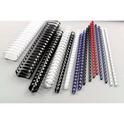 Pettine in plastica DIN A4 GBC 12 mm (scatola 100), blu