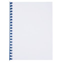 Pettine in plastica DIN A4 GBC 12 mm (scatola 100), blu