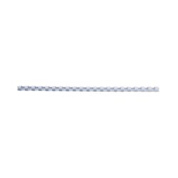 Pettine in plastica DIN A4 GBC 12 mm (scatola 100), bianco