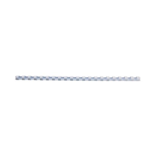 Pettine in plastica DIN A4 GBC 12 mm (scatola 100), bianco