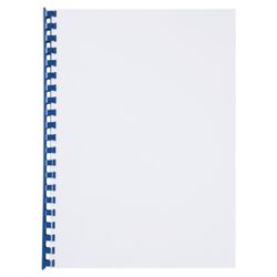 Plastikkamm DIN A4 GBC 14mm (Box 100), blau