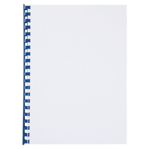 Plastikkamm DIN A4 GBC 14mm (Box 100), blau