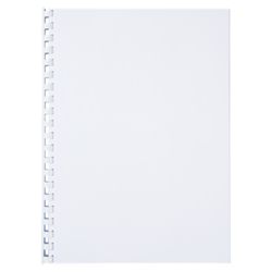 Kunststoffkamm DIN A4 GBC 14mm (Box 100), weiß