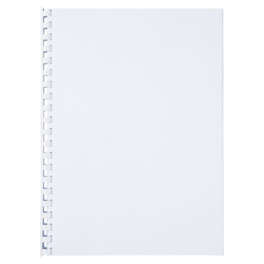 Kunststoffkamm DIN A4 GBC 14mm (Box 100), weiß