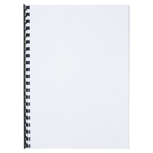 Kunststof kam DIN A4 GBC 14 mm (doos 100), zwart