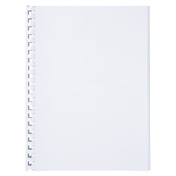 Pettine in plastica DIN A4 GBC 19 mm (scatola 100), bianco