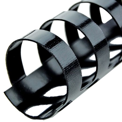 Plastkam DIN A4 GBC 19 mm (Boks 100), sort