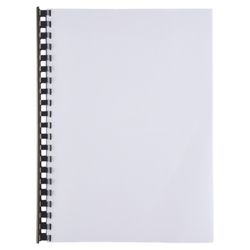 Plastkam DIN A4 GBC 19 mm (Boks 100), sort