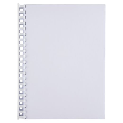 Peigne plastique DIN A4 GBC 22 mm (Box 100), blanc