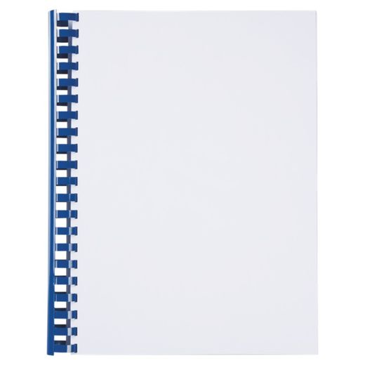 Kunststoffkamm DIN A4 GBC 25 mm (Box 50), blau