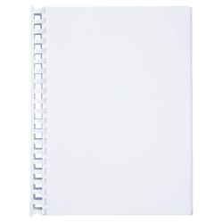 Kunststoffkamm DIN A4 GBC 25 mm (Box 50), weiß