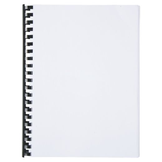 Πλαστική χτένα DIN A4 GBC 25 mm (Κουτί 50), μαύρη