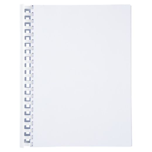 Kunststoffkamm DIN A4 GBC 28 mm (Box 50), weiß