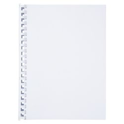 Grzebień plastikowy DIN A4 GBC 32 mm owalny (opakowanie 50), biały