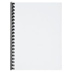 Pettine in plastica DIN A4 GBC 32 mm ovale (scatola 50), nero