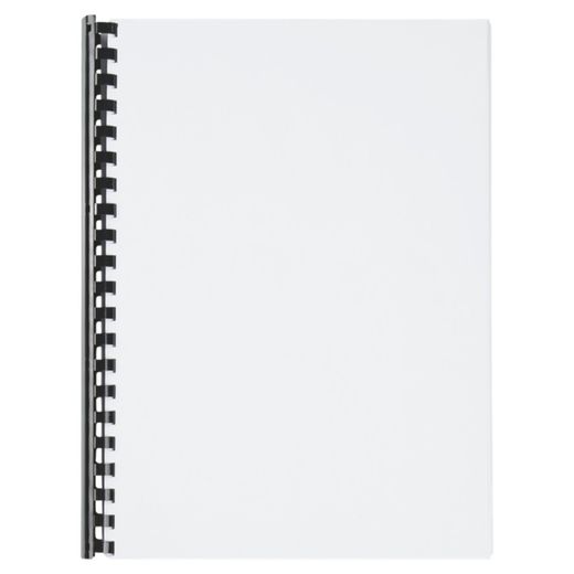 Pettine in plastica DIN A4 GBC 32 mm ovale (scatola 50), nero