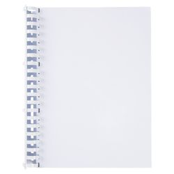 Pettine in plastica DIN A4 GBC 51 mm ovale (Box 50), bianco