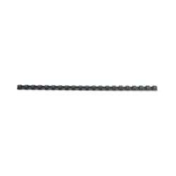 Pettine in plastica DIN A4 GBC 6 mm (scatola 100), nero