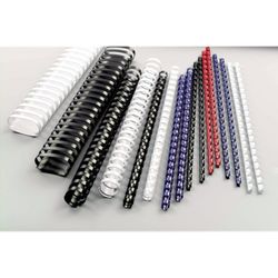 Pettine in plastica DIN A4 GBC 6 mm (scatola 100), nero