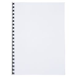 Kunststoffkamm DIN A4 GBC 8 mm (Box 100), schwarz