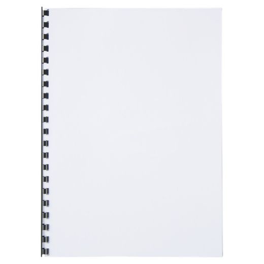 Kunststoffkamm DIN A4 GBC 8 mm (Box 100), schwarz