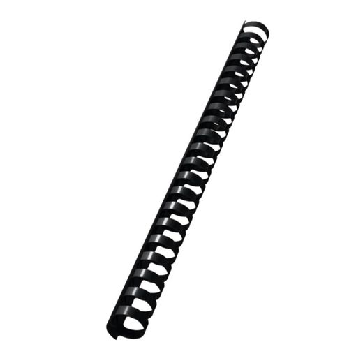 Plastikowe grzebienie DIN A4 21 okrągłych pierścieni (opakowanie 100 szt.) 19 mm./180 arkuszy, czarny