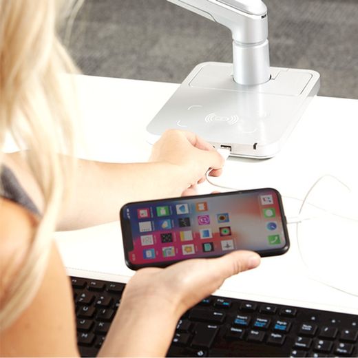 Tallo™ kabelloses Ladegerät Silber