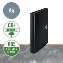 Leitz Recycle accordion folder. P.P. 5 expandable compartments plus 1 fixed front. DIN A4. black