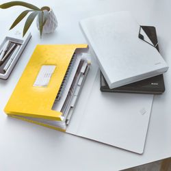 Cartella per fisarmonica WOW. PP 6 divisori più 1 extra largo. DIN A4, giallo