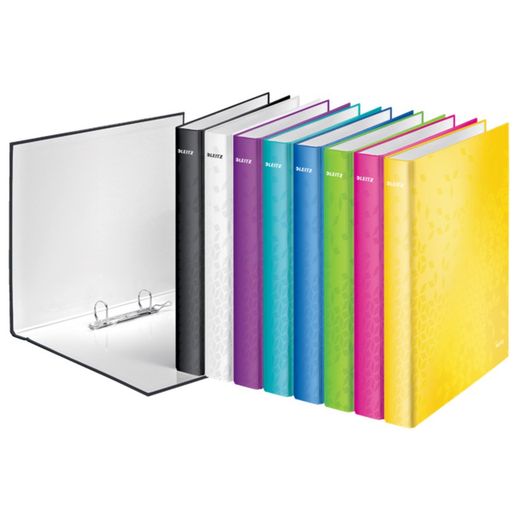 Leitz WOW ring binder. 2 D rings 25 mm. DIN A4+ green