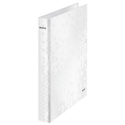 Carpeta anillas Leitz WOW. 4 anillas D 25 mm. DIN A4+ blanco